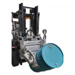 Hidraulinis šakinis krautuvas 55 galonų būgno gnybtas šakiniams krautuvams