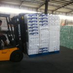 Mechaninis pramoninis šakinio keltuvo tvirtinimo hidraulinės apkrovos stabilizatorius